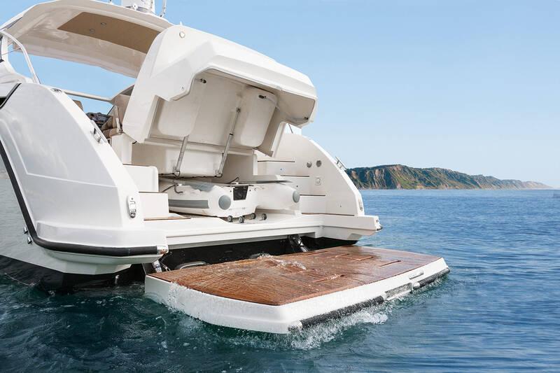 Heck-Garage f&uuml;r Beiboot