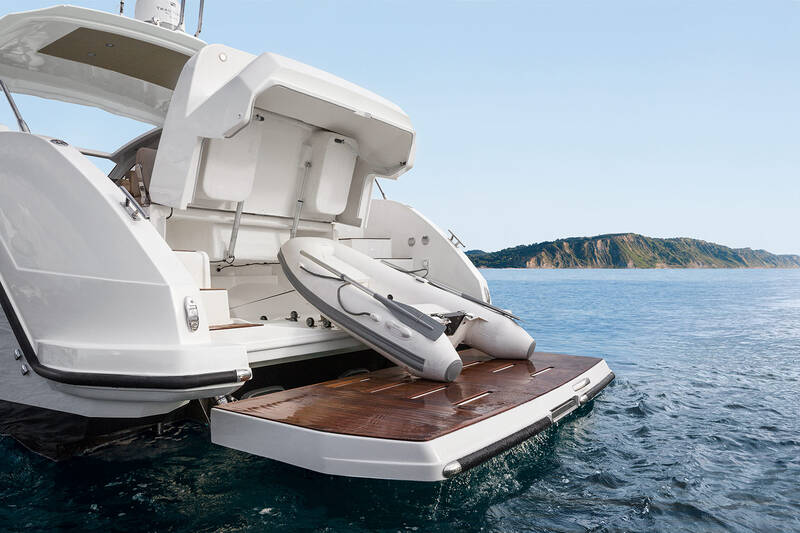 Heck-Garage f&uuml;r Beiboot