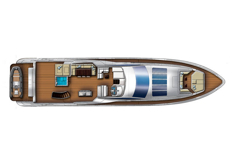 Flybridge Azimut Grande 100