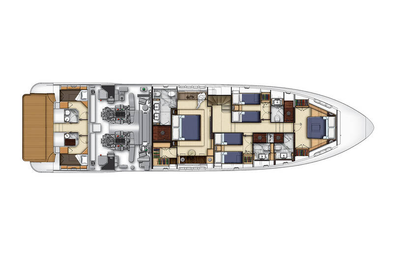 Der untere Deck