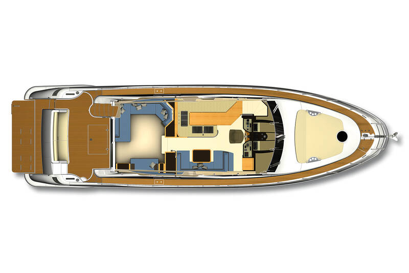 Main Deck Azimut Flybridge 60
