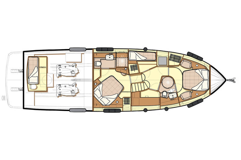 Der untere Deck